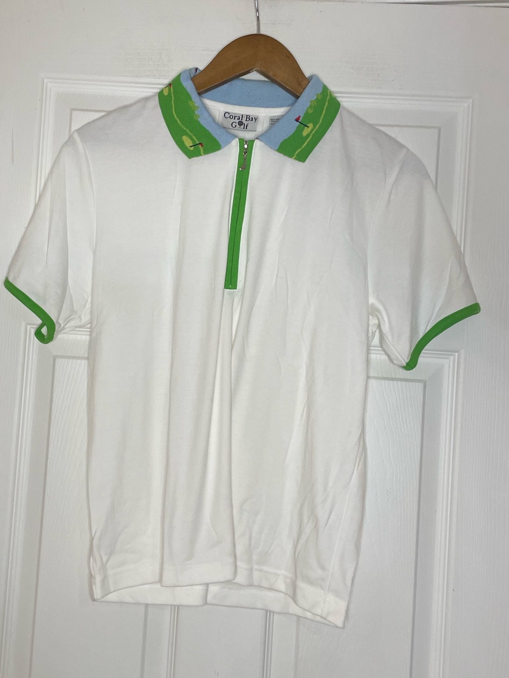 CORAL BAY GOLF super cute golf polo - Petite Medium